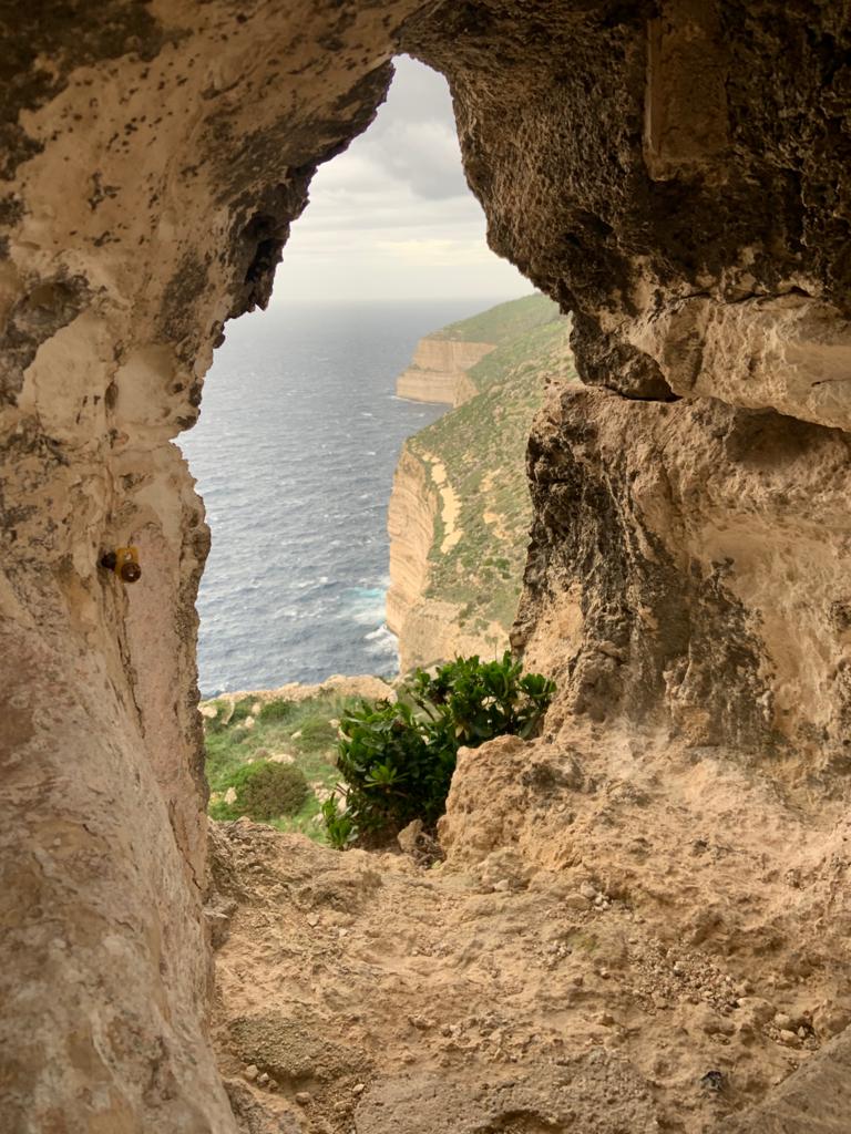 Dingli cliffs window